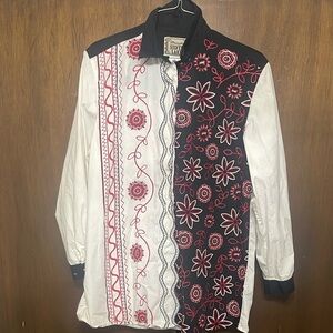 Wrangler Silver Lake Black Cotton Shirt 2X